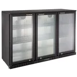 GastroHero Barkühlschrank ECO 320 mit Klapptüren schwarz