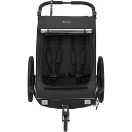 hauck Dryk Duo Plus Kinderanhänger schwarz