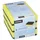 Papstar 120 Topfreiniger, Schwamm eckig 2,6 cm x 9 cm x 6,6 cm gelb/grün , kratzend