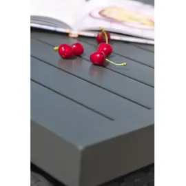 DCB 8-Sitzer-Garten-Essgruppe, Kunstharzgeflecht, schwarz