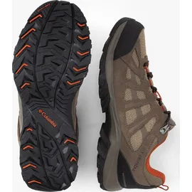 Columbia Redmond III Low Waterproof Herren Pebble/Dark Sienna 42