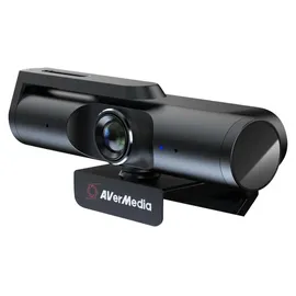 AVerMedia Live Streamer CAM 513 - 4K 30fps UHD Weitwinkel Webcam, für Gaming, Fixfokus, für Innenbeleuchtung, perfekt für OBS, Zoom, PC/Mac, Schwarz