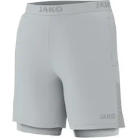 Jako 2-in-1 Short Power hellgrau, XXL