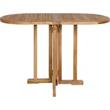 ebuy24 Huelva Balkontisch, Klapptisch Teak.