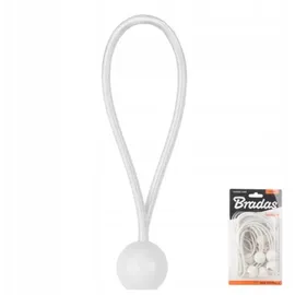 Bradas 10 Stk. Spanngummi Set mit Kugel 10x15cm weiss Bradas BCB-0515WH-B