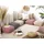 Beliani Pouf Berrechid 50 x 20 x 50 cm Beige