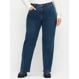 sheego Bequeme Jeans Jeans blau 52