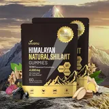 VivoNu Shilajit Gummies | 4000mg | mit Ashwagandha & Himalaya-Shilajit | 120 vegane Gummibärchen für Energieschub und Stärkung Vitalität | Ohne Zusätze (120 Stück)