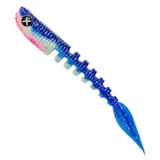 Monkey Lures Shaky Lui - 7,5 cm & 10 cm Gummifisch - No Action Shad, Pintail, Zander Gummifisch, Gummiköder, Softbait, Kunstköder (Big L Spezial - selbstleuchtend, 7,5 cm - 8 Stück)