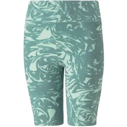 PUMA Power Sommer High-Waist Print Radlerhose Mädchen 84 - adriatic 176