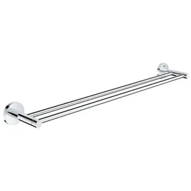 Grohe Essentials Doppelbadetuchhalter Silber 40802001