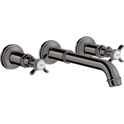 3-Loch Waschtischarmatur Axor Montreux Wand Fertigset chrom