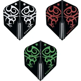 Robson Plus Dart Flight V Flights - Tribe Flight Verschiedene Flight- Formen/Shapes und Farben (V Standard