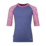 TROLLKIDS Badeshirt Haukland T in violet blue | Gr.: 152