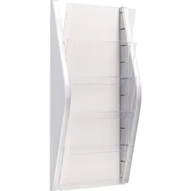 Helit Wandprospekthalter the arc silber