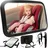 FENGCHUANG Spiegel Auto Baby 360° Schwenkbar Rücksitzspiegel, Rückspiegel Baby Auto mit Gefederten Clips, Bruchsicherer Babyspiegel