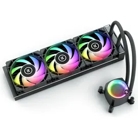 EK Water Blocks EKWB EK-Nucleus AIO CR360 Lux D-RGB CPU Wasserkühler, Schwarz