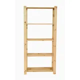 Proregal Holzregal Pinepeak HxBxT 170 x 80 x 38 cm, Freizeit, Heimwerken, Werkstatt