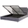 Beliani Doppelbett 160 x 200 cm Grau