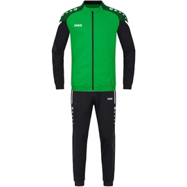 Jako Unisex Kinder Trainingsanzug Polyester Performance, soft green/schwarz, 140