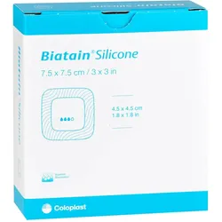 Biatain Silicone Schaumverband 7.5x7.5cm