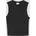 Verkürztes Slim-Fit-Top mit Rippstruktur schwarz 146/152