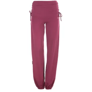 Sporthose WINSHAPE "WH1", Damen, Gr. S, Normalgrößen, lila (berry love), 90% Baumwolle, 10% Elasthan, Hosen, mit seitlicher Raffung