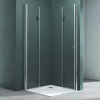 mai & mai R26 Duschkabine mit Falttür 75 x 190 cm Transparent Klarglas