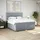 vidaXL Boxspringbett 180 x 200 cm Hellgrau