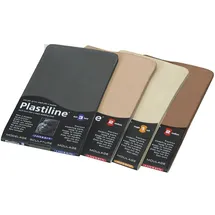 plastiline 750g Härte weich Ockerrot