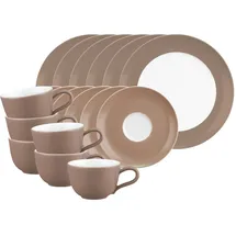 SELTMANN WEIDEN Liberty Pure Colors Kaffeeservice 18-tlg. Cocoa Brown