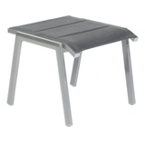 SonnenPartner - Fußhocker Sierra Aluminium mit Textilen anthrazit