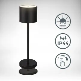 B.K.Licht Tischleuchte Schwarz