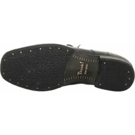 THINK! Guru Chromfrei Gegerbte Nachhaltige Schnürhalbschuhe, 0010 Schwarz, 43.5 EU