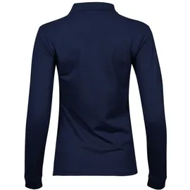 Tee Jays Damen Luxus Piqué Stretch Polo langarm 146 navy