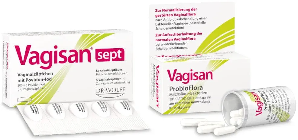 Vagisan sept & Vagisan ProbioFlora Milchsäure-Bakterien  1 Sparset