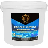HAF® Pool 5 kg Chlor Multitabs 10 in 1 | Multi Chlortabletten 100g mit 10 Funktionen zur Pflege & Reinigung für dauerhaft kristallklares Poolwasser - Qualität: Made in Europe - Menge: 1 x 5 kg