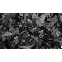 Showgear Showtec Show Konfetti Schwarz, (rechteckig), 1 kg, (schwer entflammbar) 55x17mm