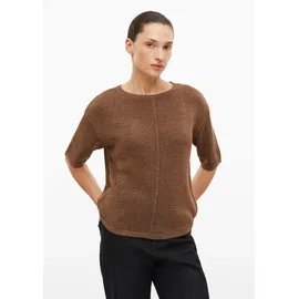 s.Oliver Strickpullover mit Glitzergarn Braun L