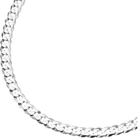 Lady Smart Jewel Kette Panzerkette diamantiert, massiv, Silber 925 Ketten Silber Damen