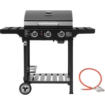Royal Gourmet Gasgrill 3 Brenner schwarz
