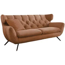 KAWOLA 2-Sitzer Charme Cord rost