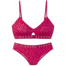 ELBSAND Bustier-Bikini Damen Rot 36 Cup A/B
