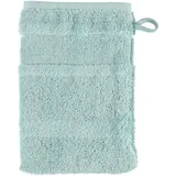 CAWÖ Noblesse2 Uni 1002 Waschhandschuh 16 x 22 cm seegrün