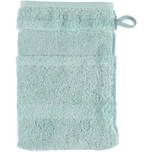 CAWÖ Noblesse2 Uni 1002 Waschhandschuh 16 x 22 cm seegrün