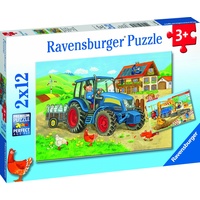 Ravensburger Puzzle Baustelle und Bauernhof (07616)