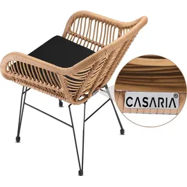 CASARIA Bali Set 3-tlg. natur inkl. Auflage
