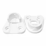 Kleiderstangenhalter passend für Ikea Pax & Komplement – verstärkter Kleiderstangen Halter Ersatz für IKEA 130527 – Schrankstangenhalter Weiß – 3D Creativity Service