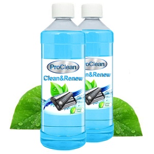 Ideal Pro Clean Scherkopfreiniger 2 x 1000ml Nachfüllflüssigkeit für Reinigungskartuschen. Braun CCR Kartuschen + gängige Kartuschen