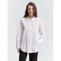 Tom Tailor Langarmbluse in white | Gr.: 40